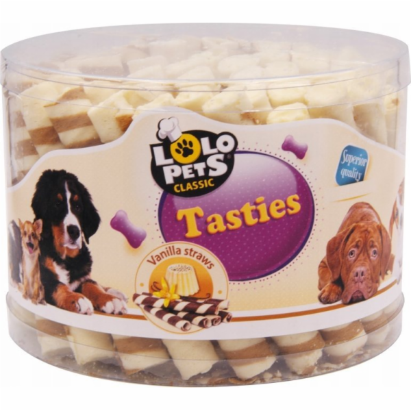 Lolo Pets Classic VANILKOVÉ Trubičky PRO PSY - náprstek