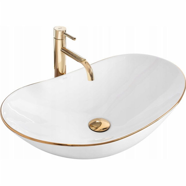 Cersanit REA-U8570 umyvadlo ROYAL 60 GOLD EDGE UMYVADLO -...