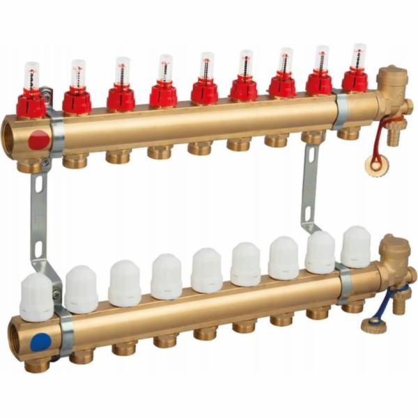 Perfexim Mosazný rozvaděč, 2 okruhy PHA-107 2 okruh PN6 [...