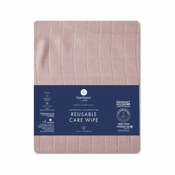 Texpol BAMB.30X30 KLASICKÁ PRÁŠKOVÁ RŮŽOVÁ PLENKA 170G GAT1