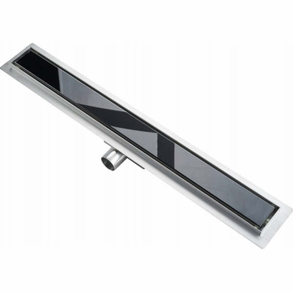 Hydroland HYDROLAND LINEAR DRAINAGE SLEEK 700 BLACK GLASS...