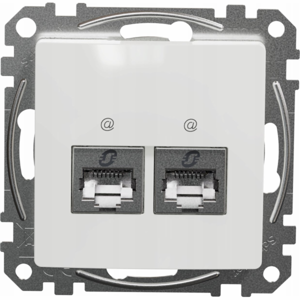 Schneider Electric GN.KOMP.2XRJ45 6STP BÍLÁ SEDNA DES