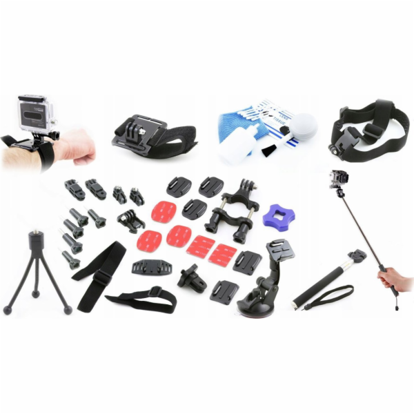 Velká sada příslušenství Xrec pro Sony Action Cam