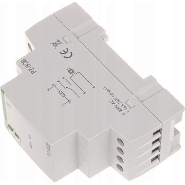 Relé kontroly hladiny kapaliny 16A 1-100kOhm 230V AC PZ-828B
