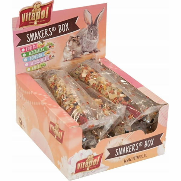 Vitapol SMAKERS ZELENINA BOX PRO HLODAVCE A KRÁLÍKY 12 ks...