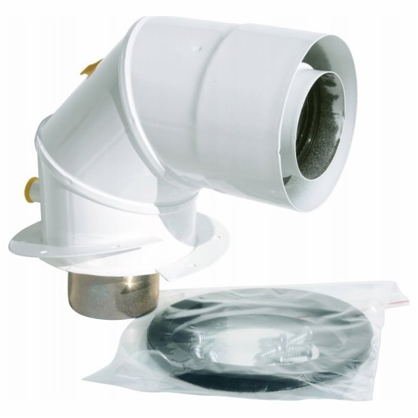 Spiroflex 80/125 kolenní adaptér pro midi kondenzační kot...