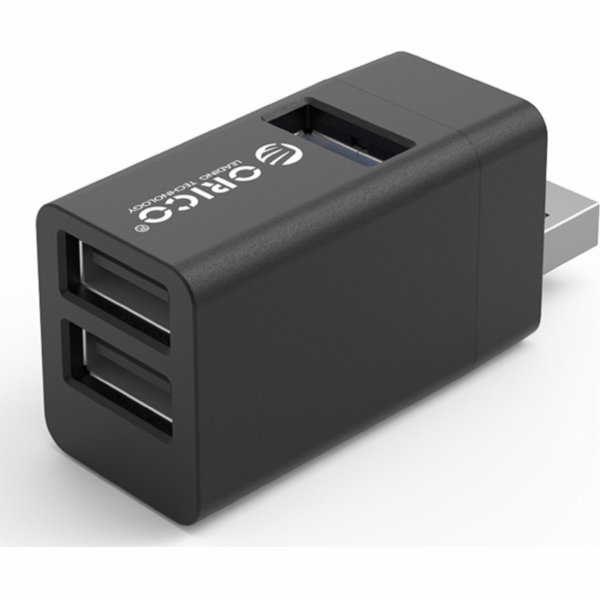 ORICO MINI HUB USB-A 3x USB-A (2x2.0 1x3.1) MINI-U32L-BK-BP