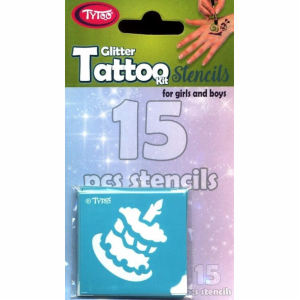 Dante TYTOO TETOVACÍ ŠABLONY SET VŠECHNO NEJLEPŠÍ! 15 EL.