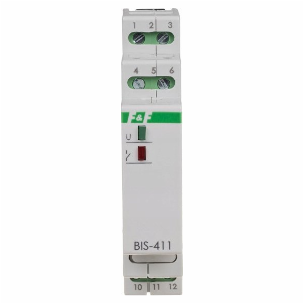 F&F BIS-411M-LED-24V 16A 1NO 9-30V AC/DC bistabilní relé ...