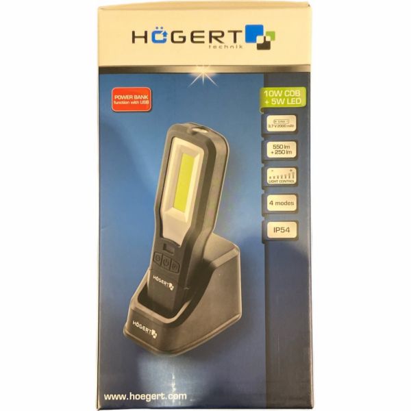 Dílenské svítidlo s LED USB základnou