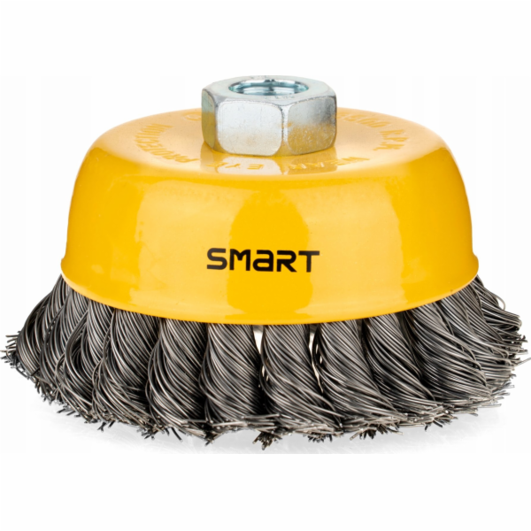 Chytrý drátěný kartáč na hrnce 100 mm, chytrý pletený