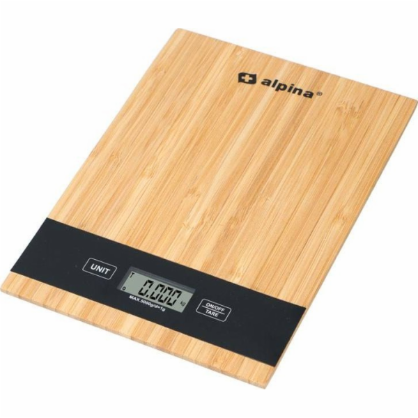Kuchyňská váha 5 kg bambus ED-218677