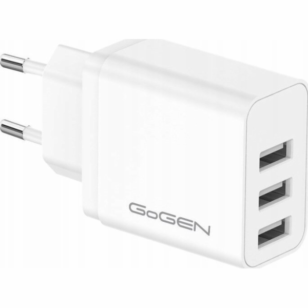 Nabíječka GoGEN Síťová nabíječka. 3x USB 15,5W 3,1A GoGEN...