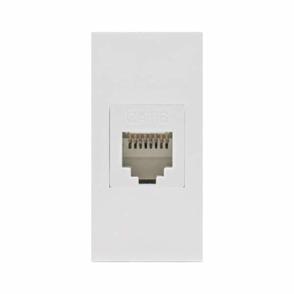 Jedna zásuvka LAN je vhodná pro skleněné rámečky MCE725W ...