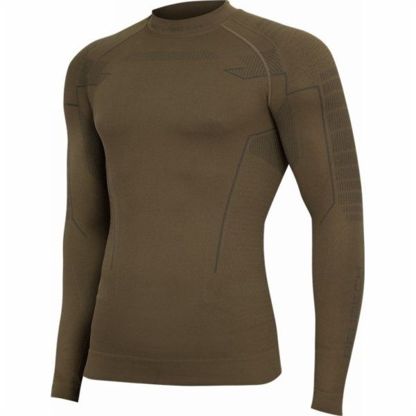 Brubeck LS14860 Pánská mikina Ranger Thermo khaki XL