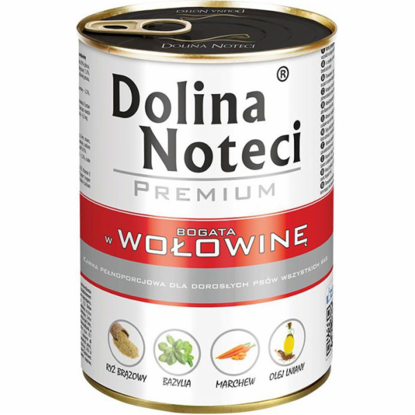 DOLINA NOTECI Premium Beef - Mokré krmivo pro psy - 400 g