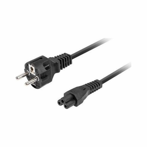 LANBERG Power cord CEE 7/7->IEC 320 C5 1.8m straight VDE