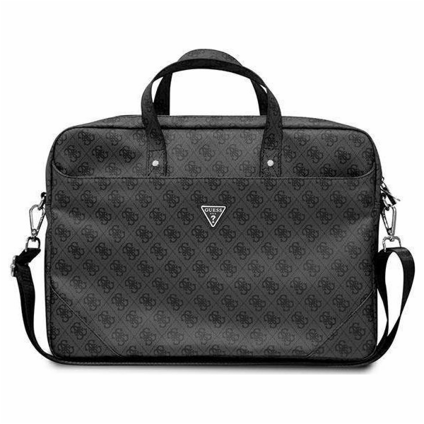 Guess 4G PU Triangle Logo Computer Bag 15/16" Black Luxus...