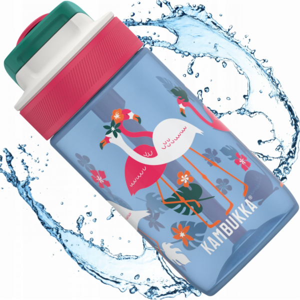 Kojenecká láhev na vodu Kambukka Lagoon 400ml Blue Flamingo