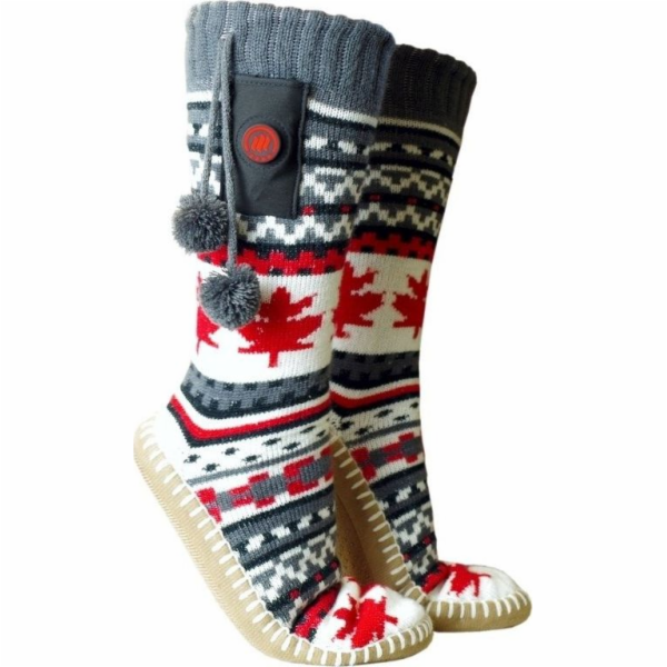 Pantofle Glovii GOBM Slipper boot Dámská uni Šedá Červená...