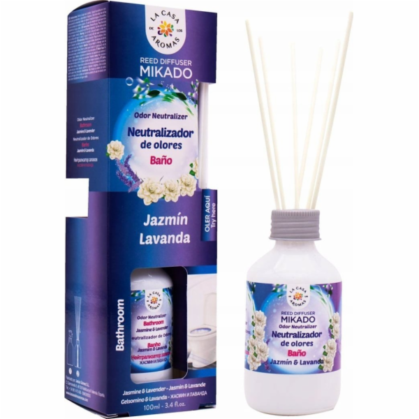 LA CASA DE LOS AROMAS_Reed Difuzér Koupelnový Odour Neutr...
