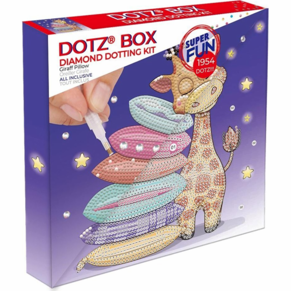 DIAMOND DOTZ DIAMOND DOTZ ŽIRAFA POLŠTÁŘ DOTZ BOX
