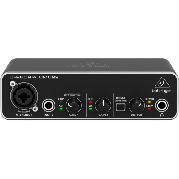 Behringer UMC22 doplňkové hudební příslušenství Koncert/s...