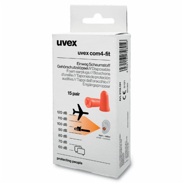 uvex com4-fI Minibox, 15 Paar, RETAIL