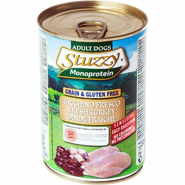 STUZZY Monoprotein Turkey - mokré krmivo pro psy - 400 g