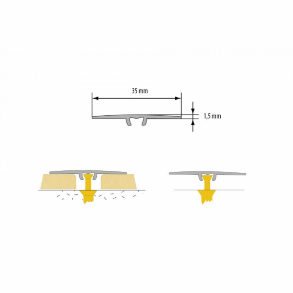 TAPE A ALIUM LWP35 GREY OD 0,93 M (16)
