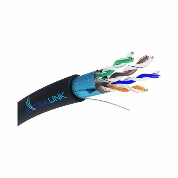 Extralink CAT5E FTP (F/UTP) V2 externí | Síťový kabel s k...