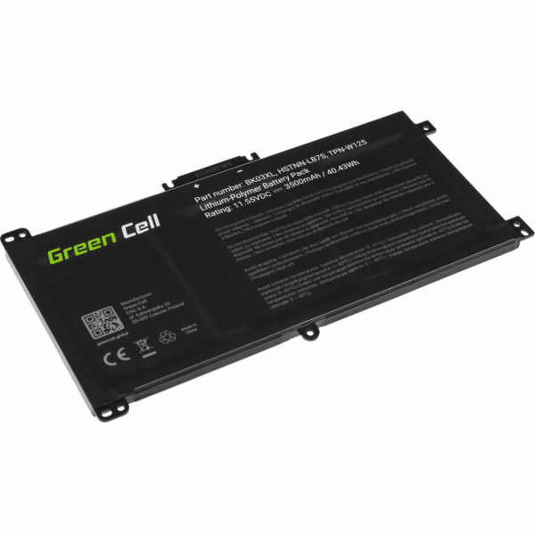Green Cell Battery BK03XL for HP Pavilion x360 14-BA 14-B...