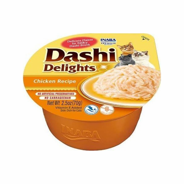INABA Dashi Delights Chicken in broth - pamlsek pro kočky...