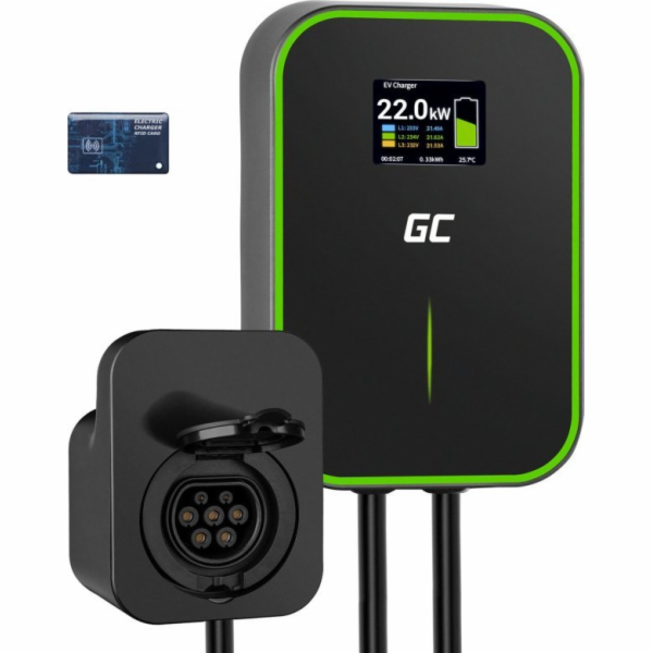 ZELENÝ ČLÁNEK EV POWERBOX 22KW SE ZÁSUVKOU