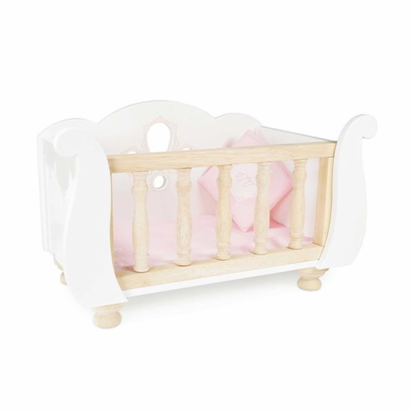 Le Toy Van Dřevěná postýlka Sleigh