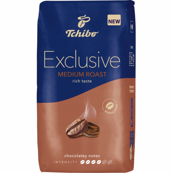 TCHIBO EXCLUSIVE MEDIUM ROAST zrnková káva 1000G