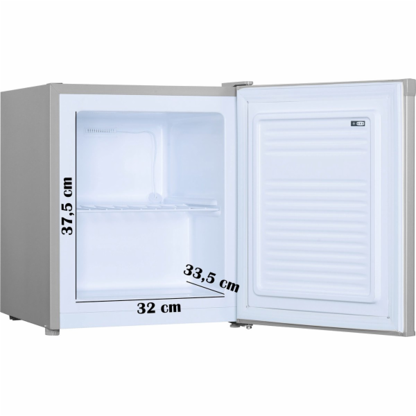 Mini mrazák - stříbrný - PRIMO PR116DV