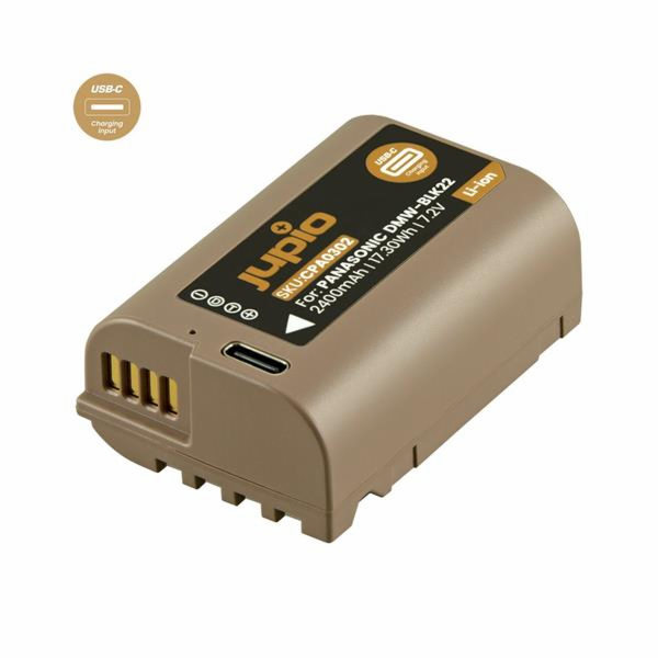 Baterie Jupio DMW-BLK22 *ULTRA C* 2400mAh s USB-C vstupem...