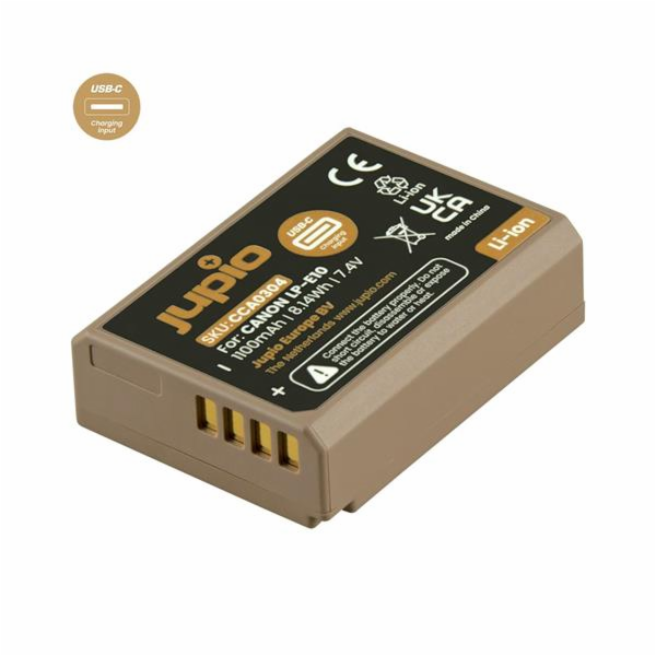 Baterie Jupio LP-E10 *ULTRA C*  1100mAh s USB-C vstupem p...