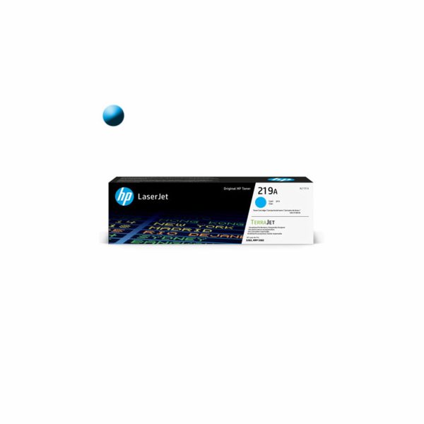 HP 219A Cyan Original LaserJet Toner Cartridge