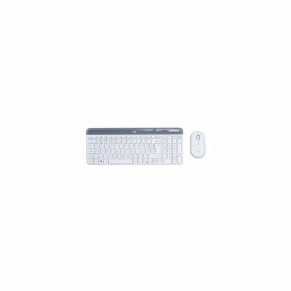 Logitech Slim Wireless Keyboard and Mouse Combo MK470 - O...