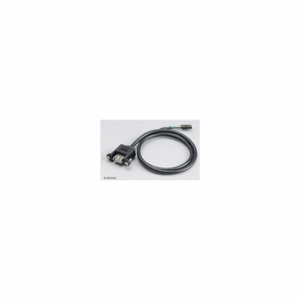 AKASA kabel redukce interní USB na externí USB, USB 2.0, ...