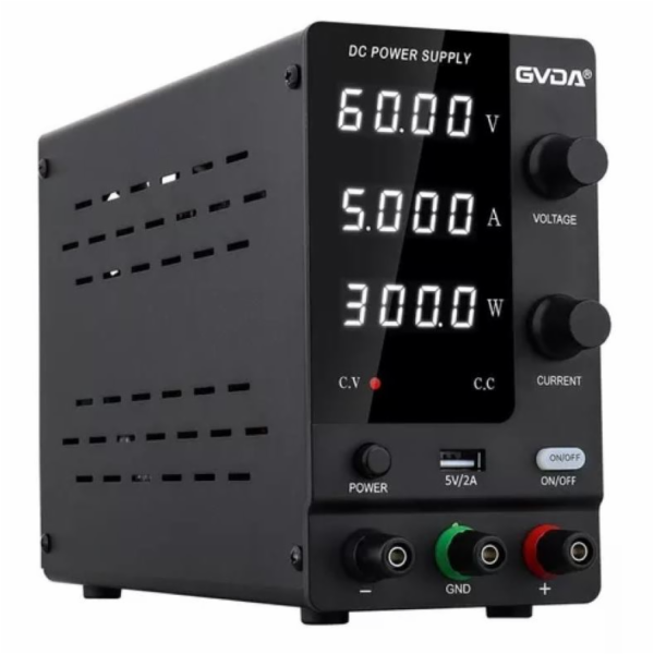 GVDA GD-A605, Regulovateľný zdroj, 0-60V/0-5A