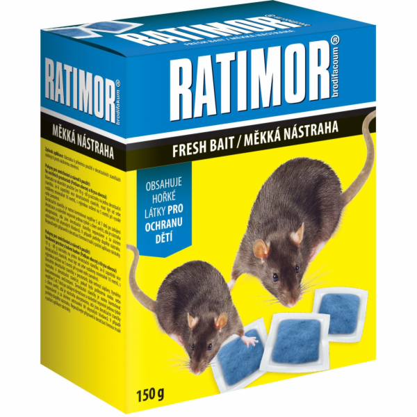 Nástraha měkká Ratimor Brodifacoum 150 g