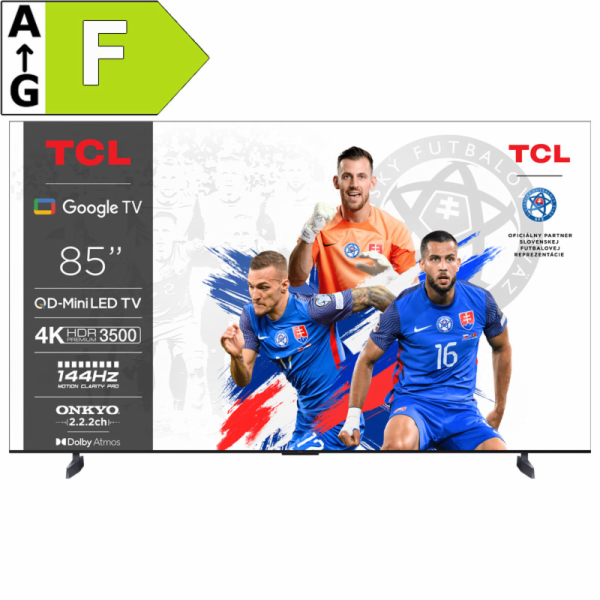 TCL 85C855 SMART TV 85" QLED/4K UHD/Mini LED/4xHDMI/144Hz...