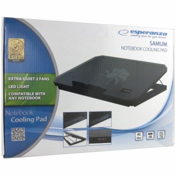 Esperanza EA141 chladicí podložka pro notebook 15,6" 1200...