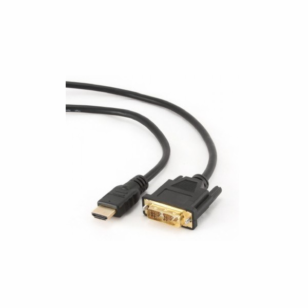 Kabel HDMI-DVI 3M (pozlacené konce)
