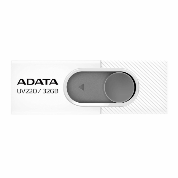 ADATA UV220 32GB USB2.0 flash disk v bílé a šedé barvě