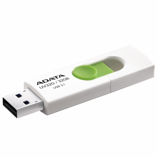 ADATA Pendrive UV320 32GB USB 3.2 Gen1 bílo-zelený