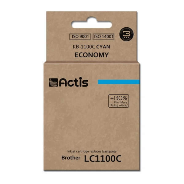 Actis Inkoust KB-1100C (náhrada za Brother LC1100C/980C; ...